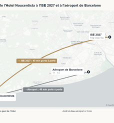 ISE 2027 à Barcelone : pourquoi dormir à Sitges